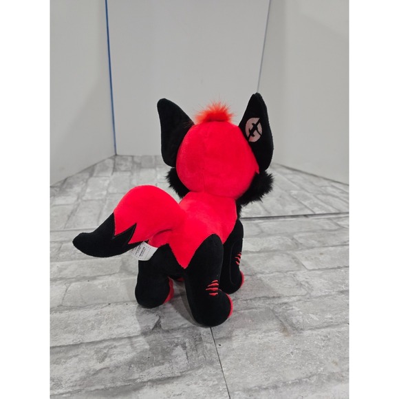 Evil Geniuses Domonique Sonic Fox Red Black 10" Fursona Plush Furry Cosplay - Picture 4 of 10